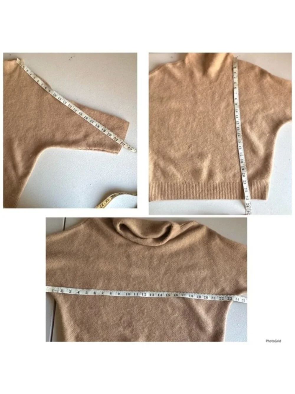 The Reset R Label Funnel Pullover Wool Cashmere Sweater Toffee Medium